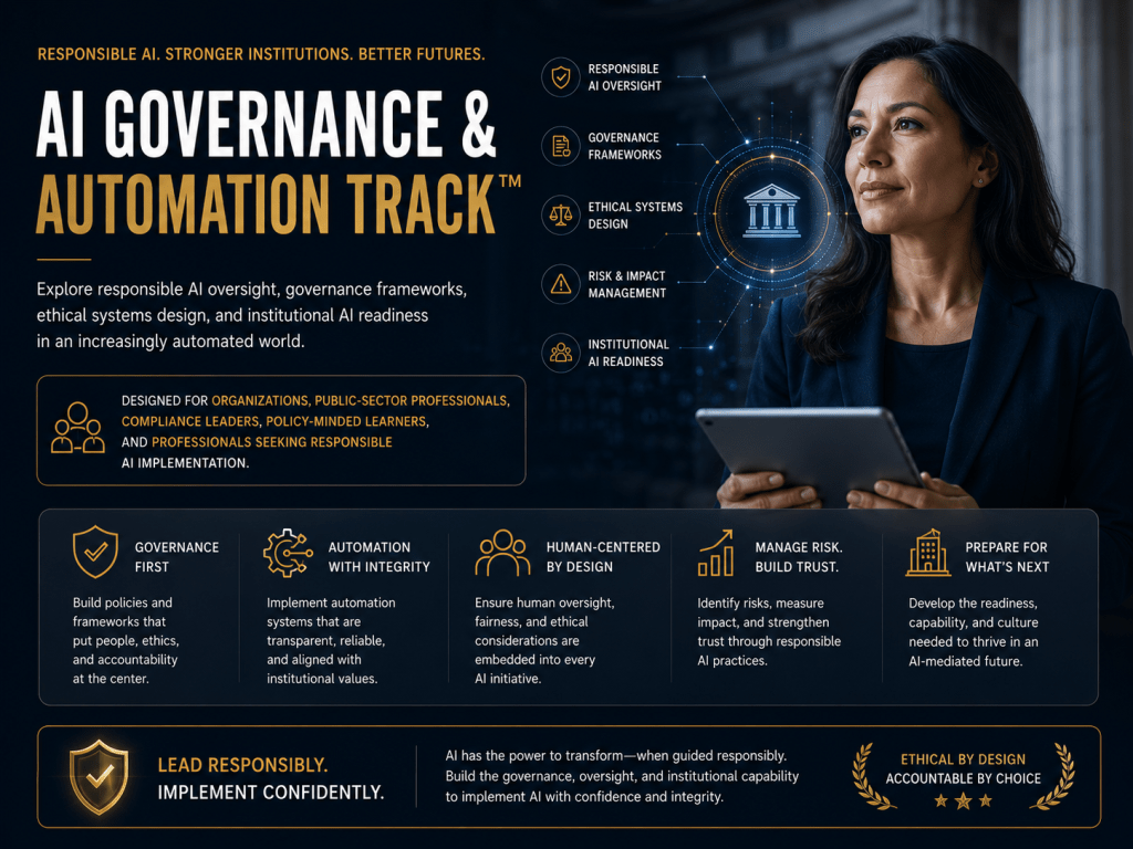 AI governance and automation track